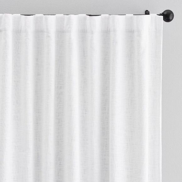 Pottery Barn Seaton Textured Cotton Blackout Curtain 3 in 1 Pole Top 100" x 108" - Picture 2 of 6